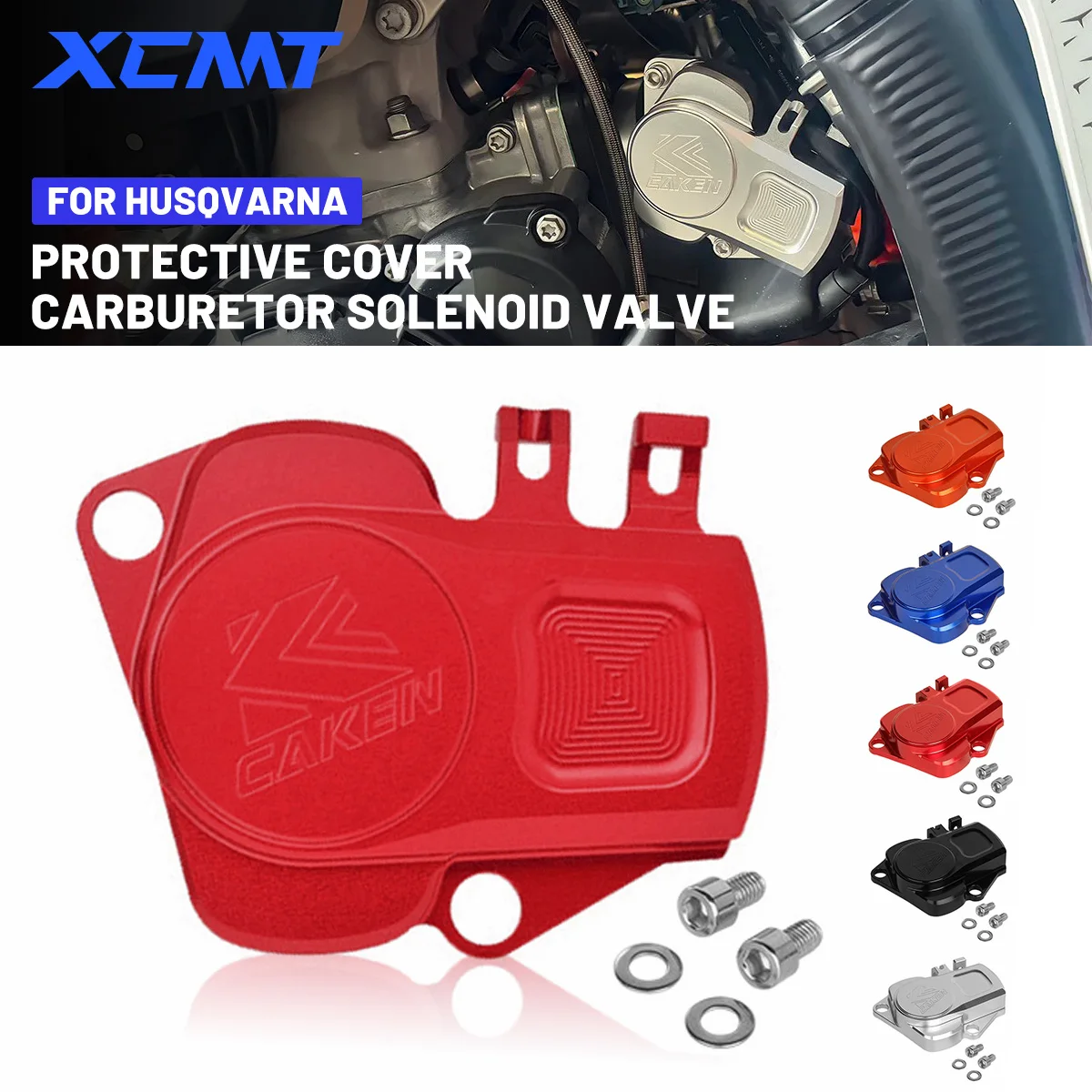 

Motorcycle Accessories Carburetor Solenoid Valve Protective Cover For Husqvarna TC 125 TE 250i TX 300i 2024 KTM SX XC EXC XC-W