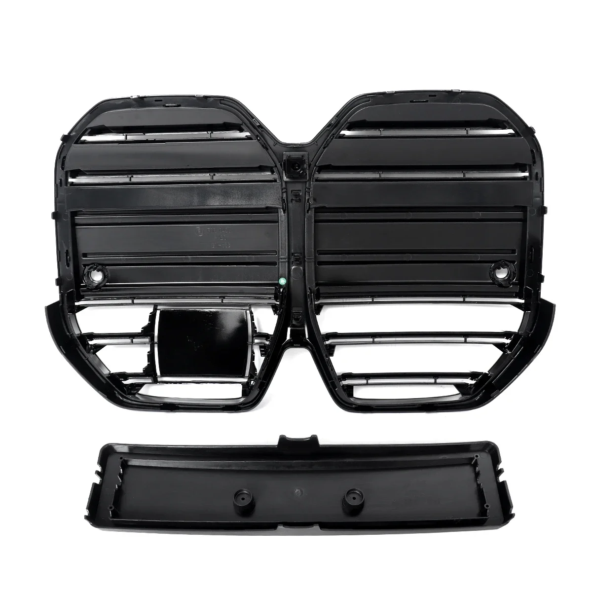 Grill wyścigowy do BMW G26 serii 4 i4 Gran Coupe eDrive35 40 M50 2022 2023 2024, błyszczący czarny, górny grill wlotu powietrza przedniego zderzaka