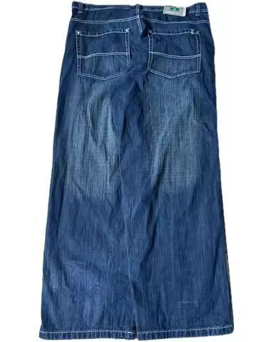 Y2K South Pole Men New Street Fashion wash Jeans Simple Harajuku Straight Wide Leg Pants Hip Hop Retro Joker couple Baggy jeans