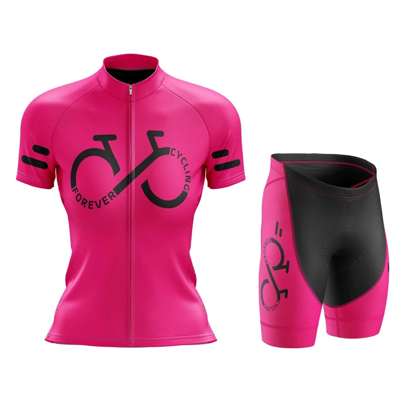 Summer Women Cycling Jerseys Set 2023 Short Sleeve Mountian Bike Clothing Racing Bicycle Clothes Ropa Ciclismo Girls Cycling Set