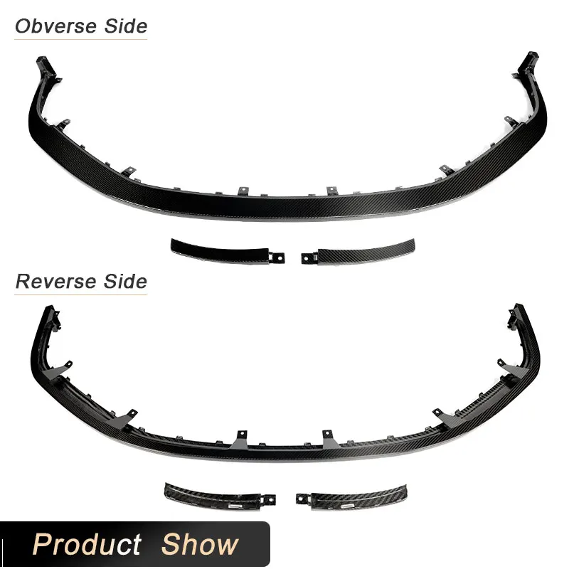 Car Front Bumper Lip Spoiler for Porsche 911 992 GT3 2022 Racing Front Lip Chin Apron Guard Body Kits Prepreg Dry Carbon view 6