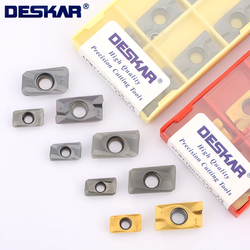 

deskar inserts LF6018 LF6028 Carbide milling Inserts APMT M2 H2 XM GW Lathe Turning CNC Milling Cutter Tools Stainless Steel