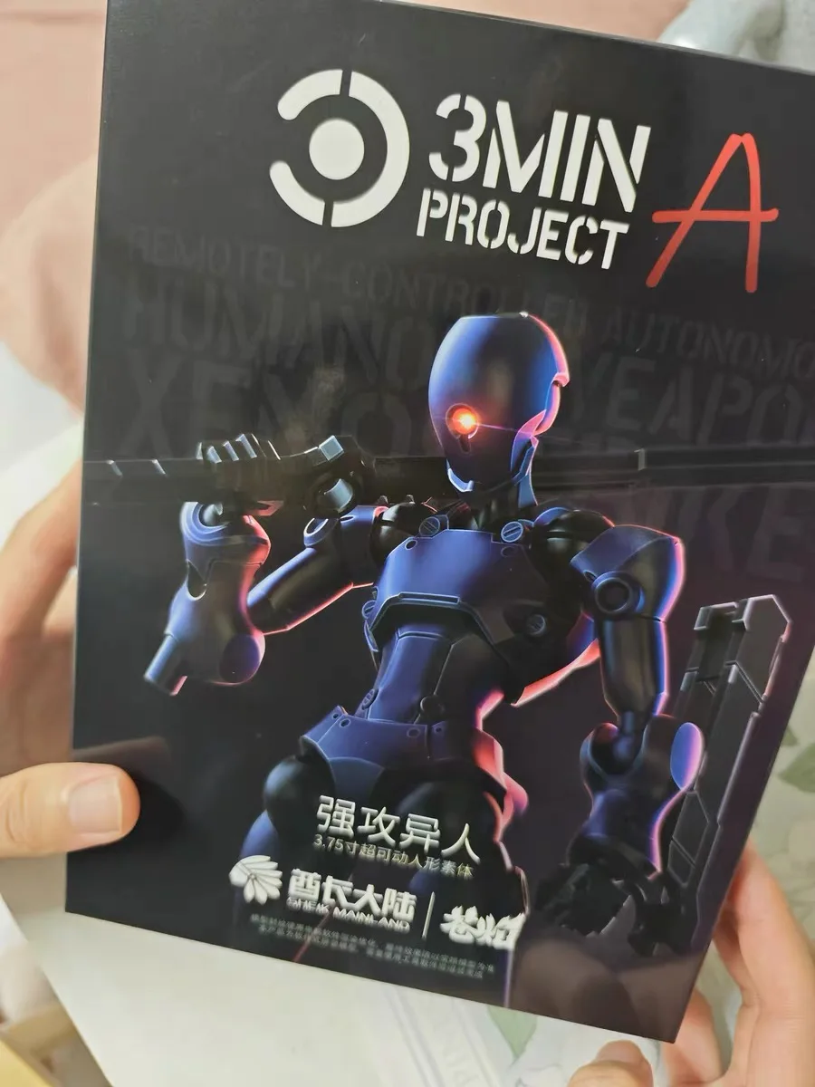 متوفر في المخزون الأصلي الشيخ الرئيسي و 3min-A الجمعية أطقم منمذجة روبوت عمل أرقام جمع نماذج بلاستيكية أطقم تمثال اللعب هدية