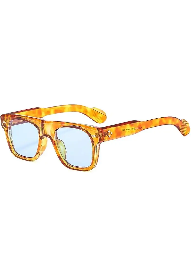 Lunettes de soleil carrées populaires pour hommes et femmes, RiSALE, Punk, nuances féminines, UV400, mode vintage, Hot Ins