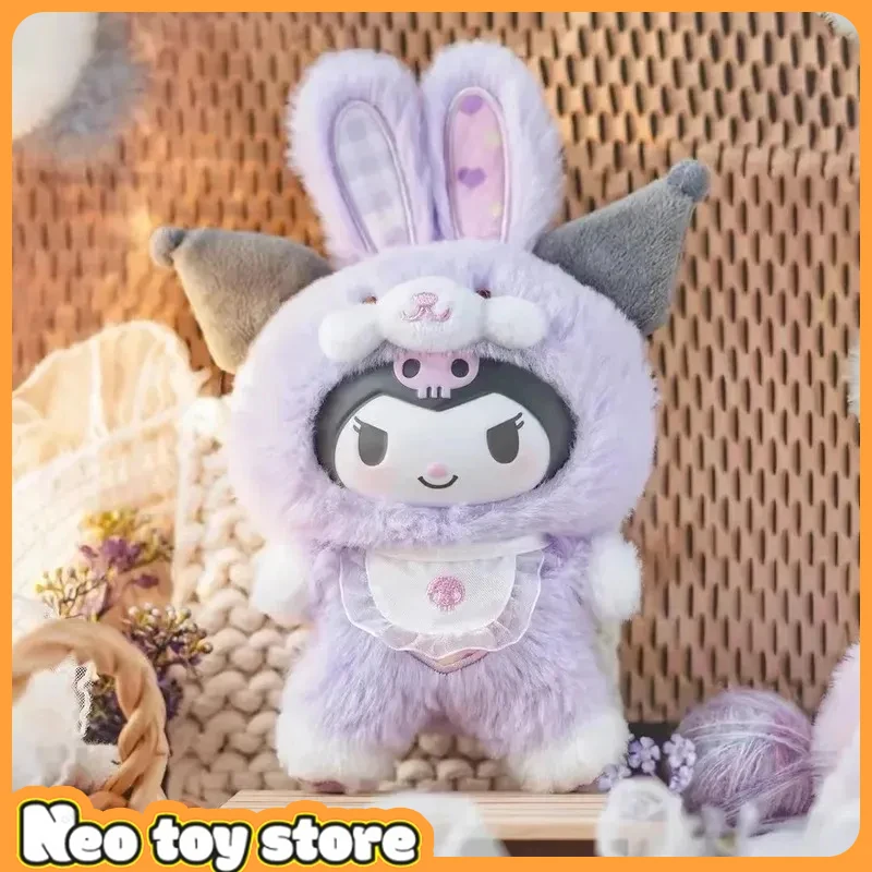 

TOPTOY Sanrio Family Mysterious Blind Box Kuromi Vinyl Plush Elf Rabbit Cute Toy Girl Desktop Doll Ornament Birthday Gifts
