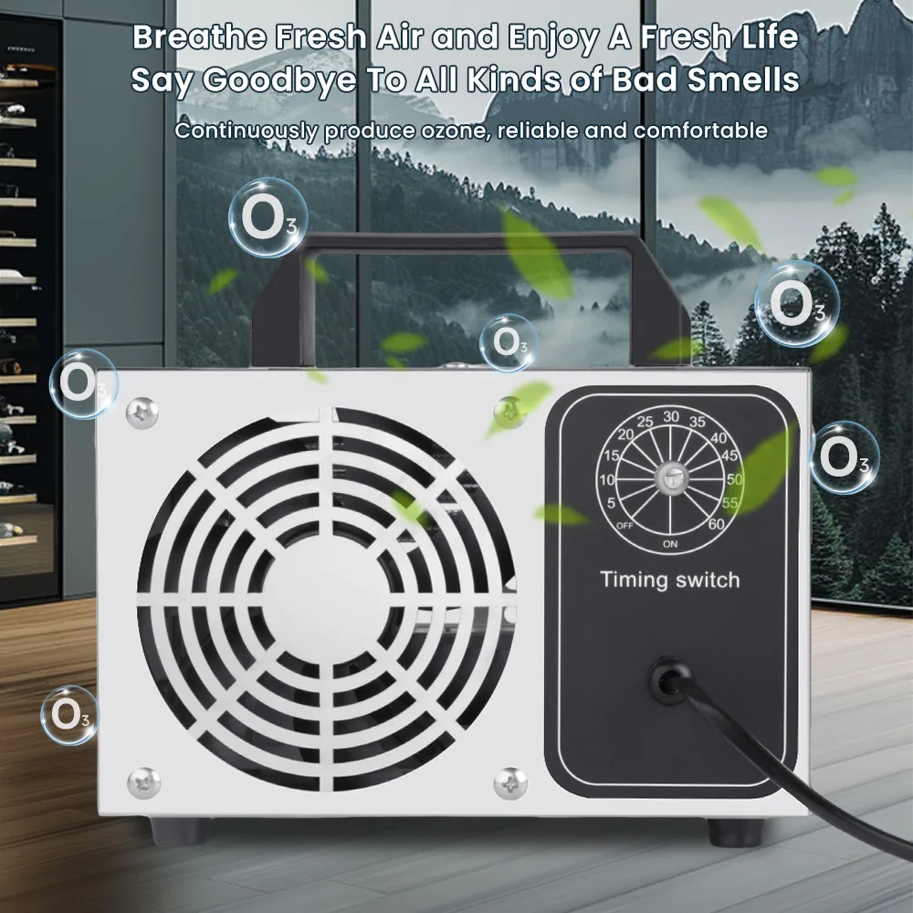 27g/h Ozongenerator O3 Ozonisator Luftreiniger für Zuhause Sterilisator Behandlung Auto-Luftozonisator zur Formaldehydentfernung 220V – Detail 7