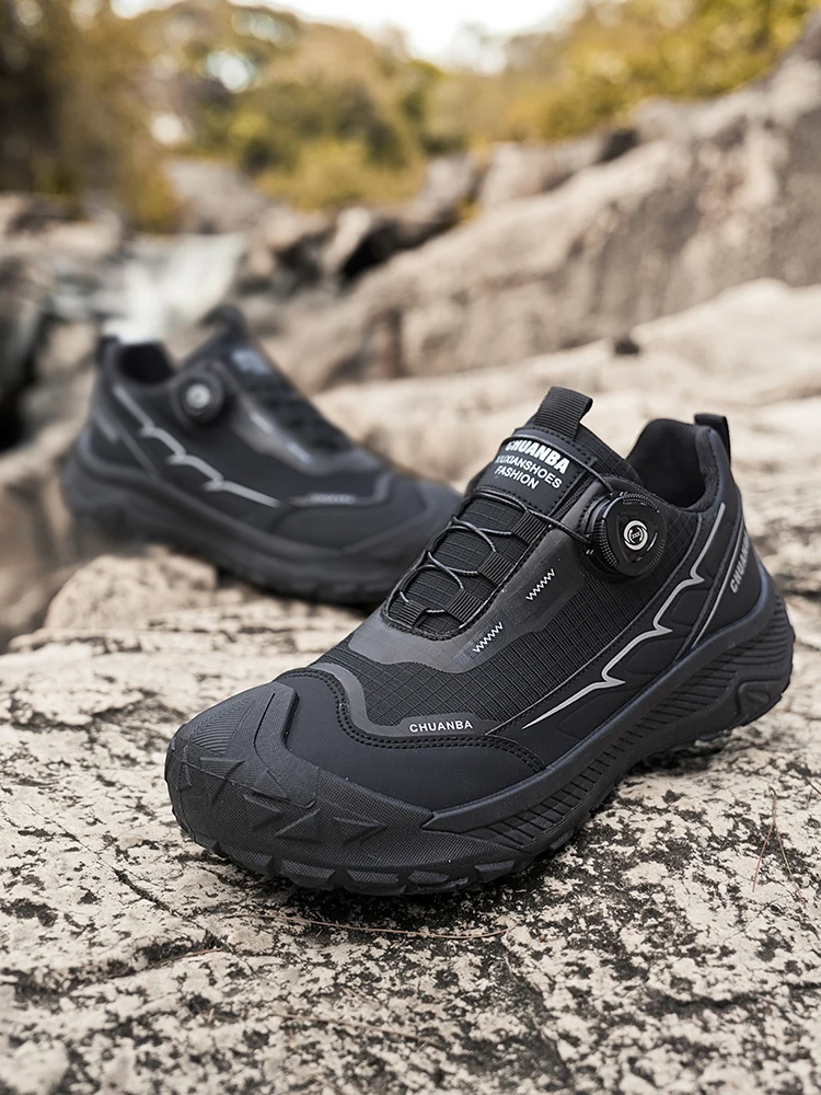 Herren-Freizeitschuhe, modische Sportschuhe, klassische und stilvolle Sneaker mit Schnürung, leicht, bequem und atmungsaktiv. – Detail 3