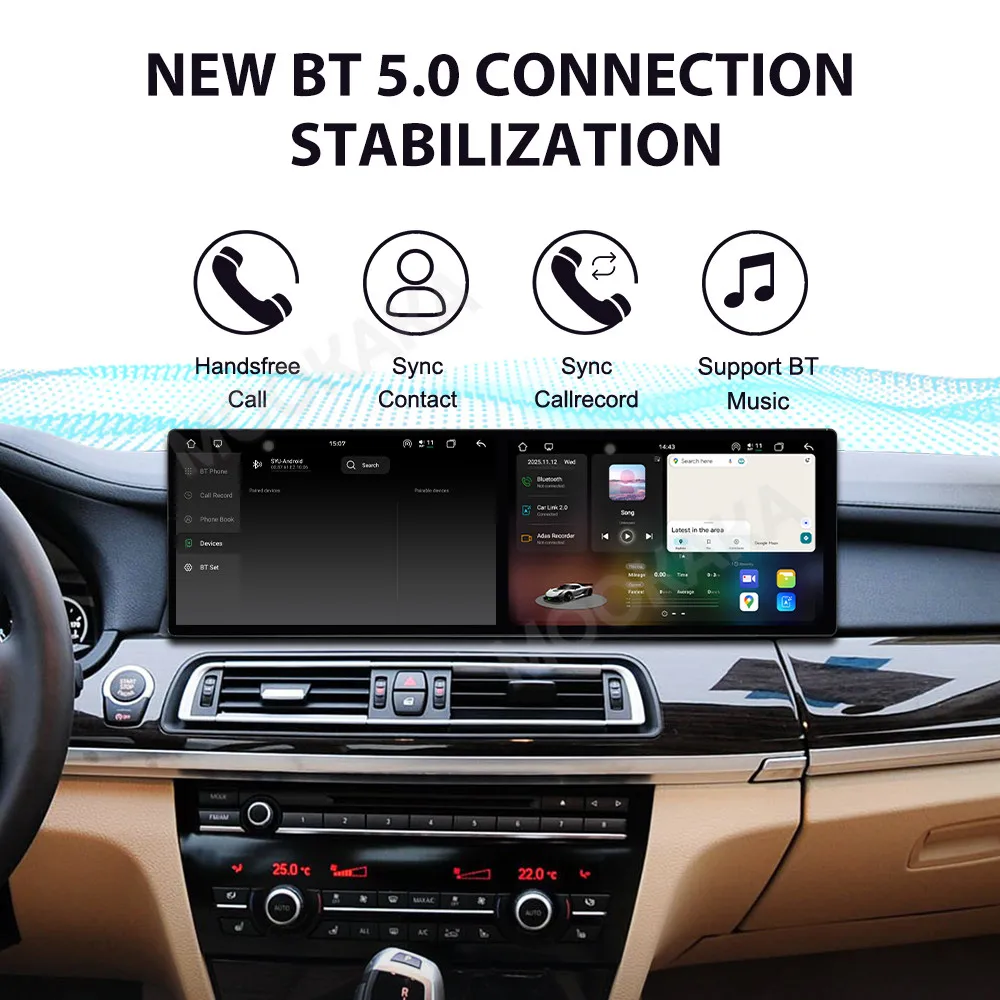 

Автомобильный радиоприемник с экраном 9,1 дюйма для BMW 7 серии 2011-2017, Android, GPS-навигация, мультимедийный видеостереоприемник, головное устройство