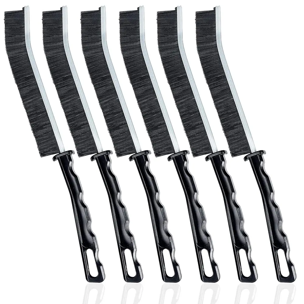 

Набор из 6 щеток для чистки щелей для домашнего использования, щетки с жесткой щетиной для очистки зазоров, принадлежности для чистки швов в ванной комнате, Ki