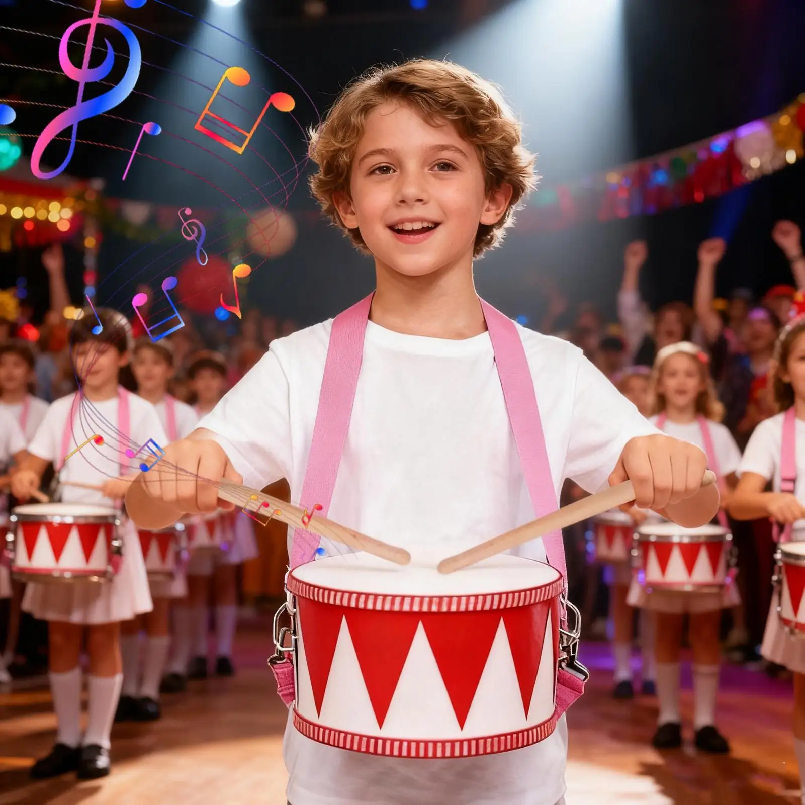 

Drum Set For Kids Educational Toys With 2 Drumsticks 8 Inch Snare Musical Percussion Instrument For Beginners Girls New Year