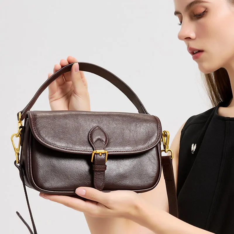 جلد طبيعي المرأة حقيبة فاخرة مصمم حقائب ساعي مموهة المرأة عالية الجودة جلد البقر حقيبة كتف حقائب اليد النسائية