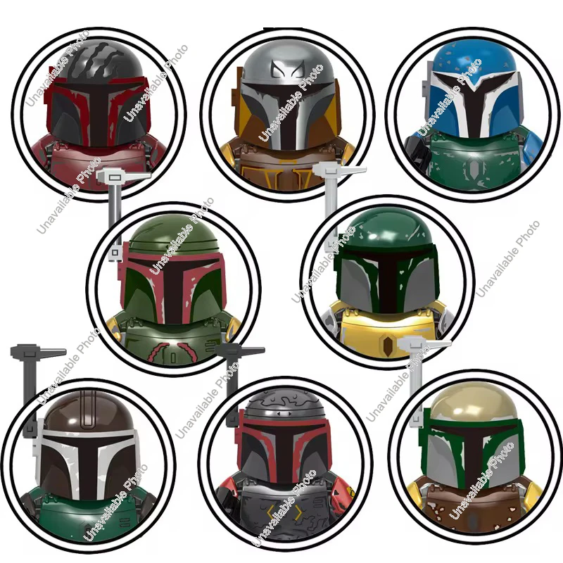 

Горячие игрушки, новые Звездные войны, мандалорский дат, Вейдер, мандалорский супер-коммандос, клон солдатов, командир лисы, кирпичи, фигурки, игрушки, куклы