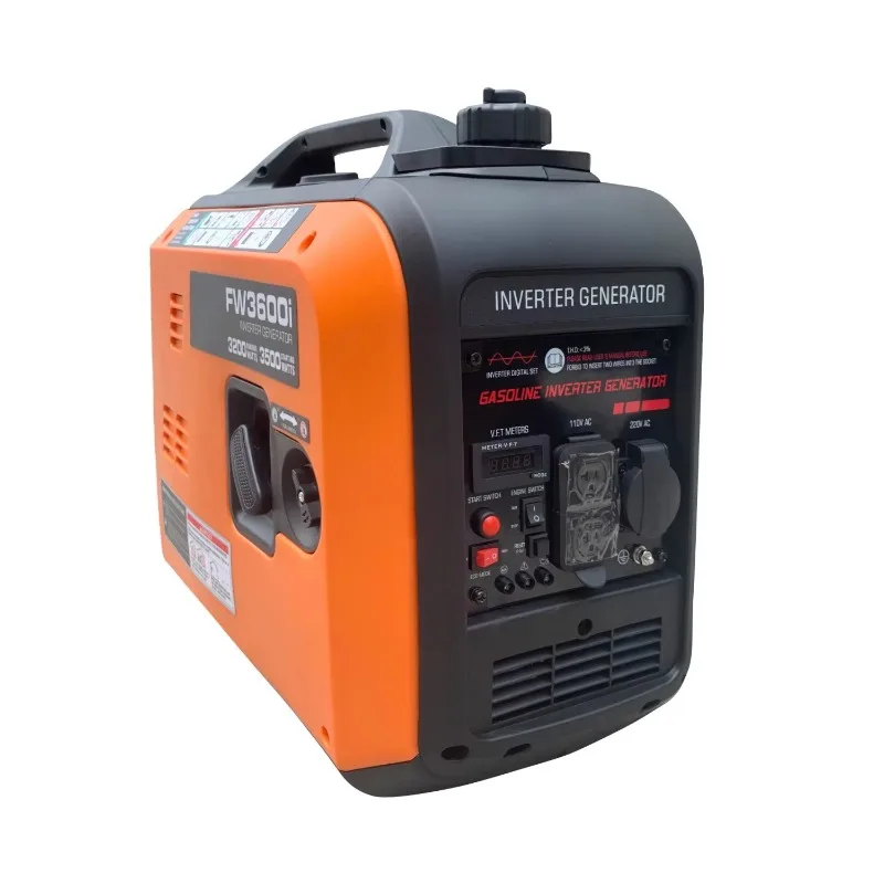 Variable Frequency Silent Generator 2.2kW 5.0kW Portable Durable Household Emergency Power Station Industrial Inverter Generator
