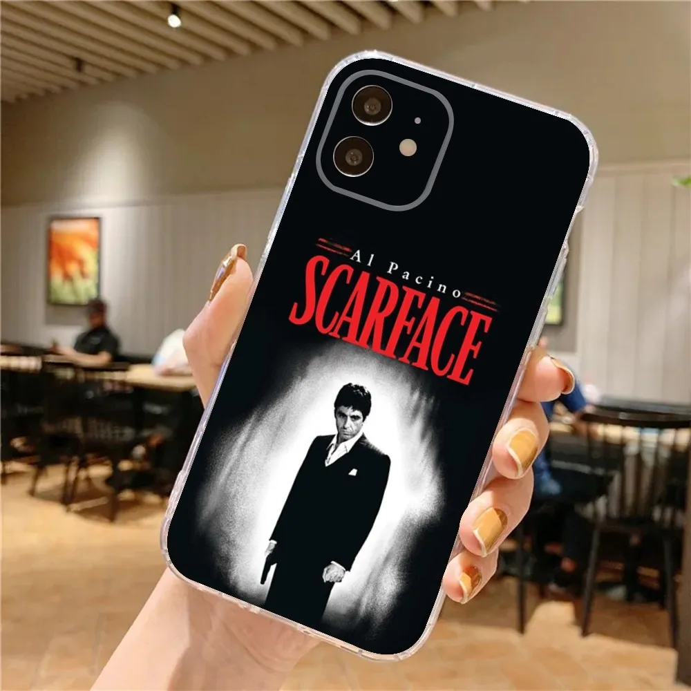 Scarfaces The World Is Yours Phone Case For iPhone 15,14,13,12,11 Plus,Pro,Max,XR,XS,X,7,8 Plus,SE,Mini Transparent Silicone