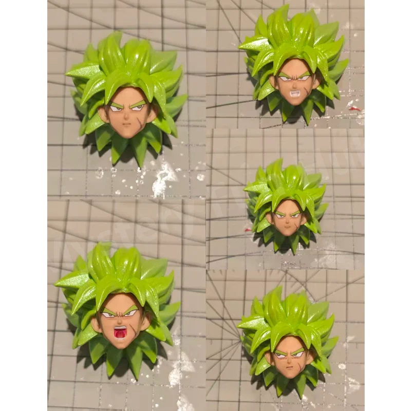Hot Origianl KIRA Studio Broly Action Figure Head Model Full Set Calm Broly Face Sculpt Scar & No Scar Version Head Accessories view 5