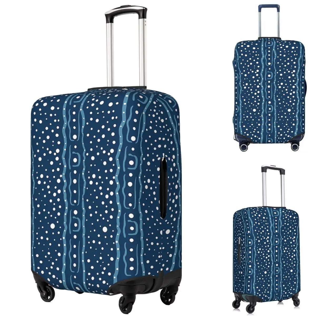

Whale Shark Pattern Suitcase Cover Protection Elastic Travel Luggage Protector Covers for 18-32 Inch