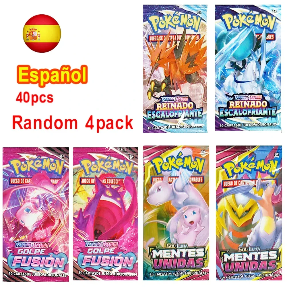 Carte Pokemon Scarlet Violet Sun Moon GX Vmax EX inglese francese spagnolo Shining Battle Trading Collection Card Booster Pack Gift