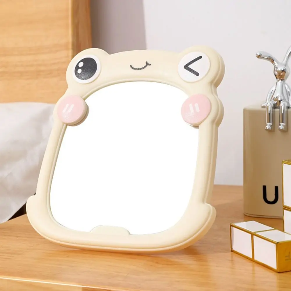 Leuke Kikker Make-upspiegel Creatieve Enkelzijdige Prinses Spiegel Ins Stijl Muur Hangende Tafel Aanrecht Spiegel Studentenslaapzaal