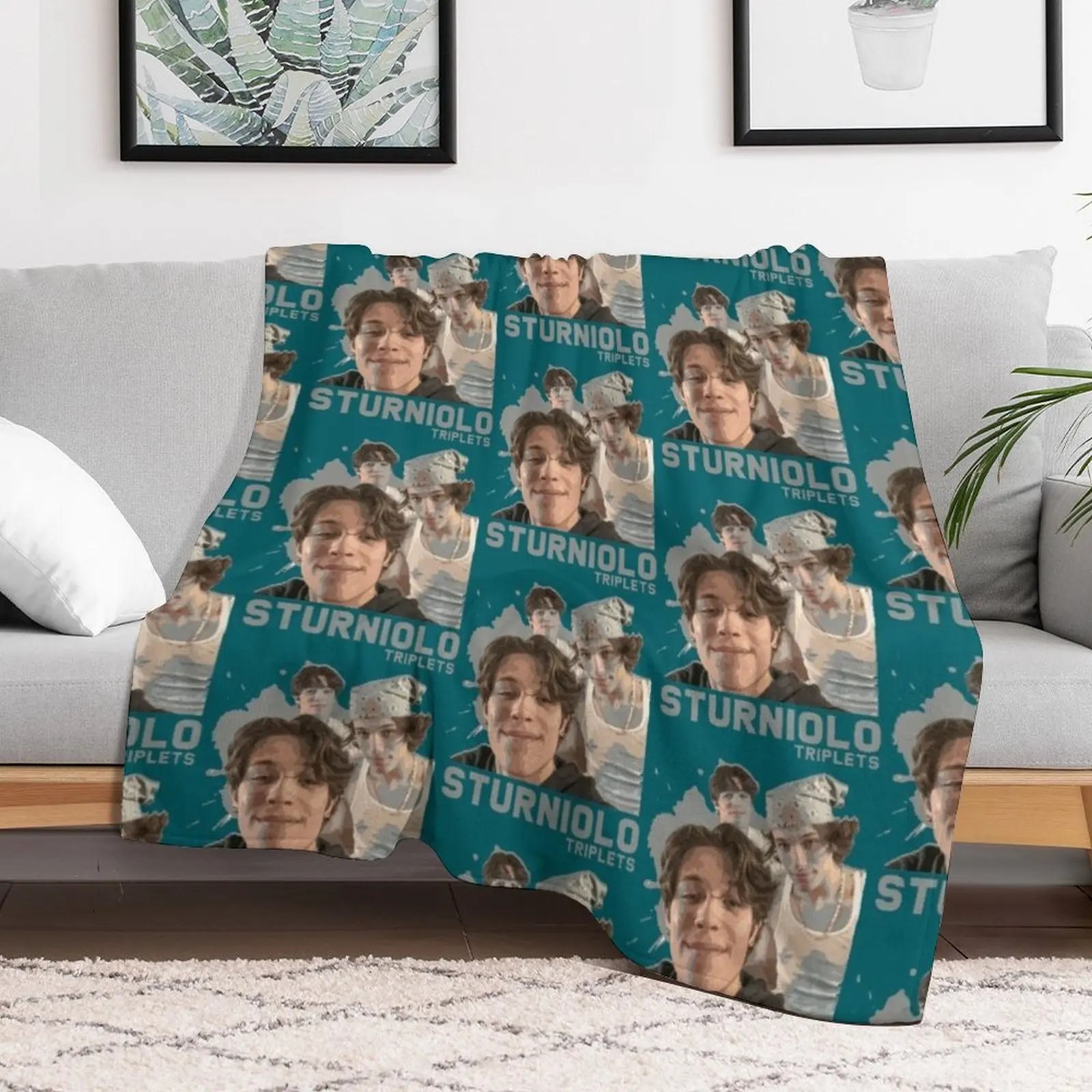 Chris sturniolo (2) Throw Blanket Sofa Throw wednesday Personalized Gift Blankets