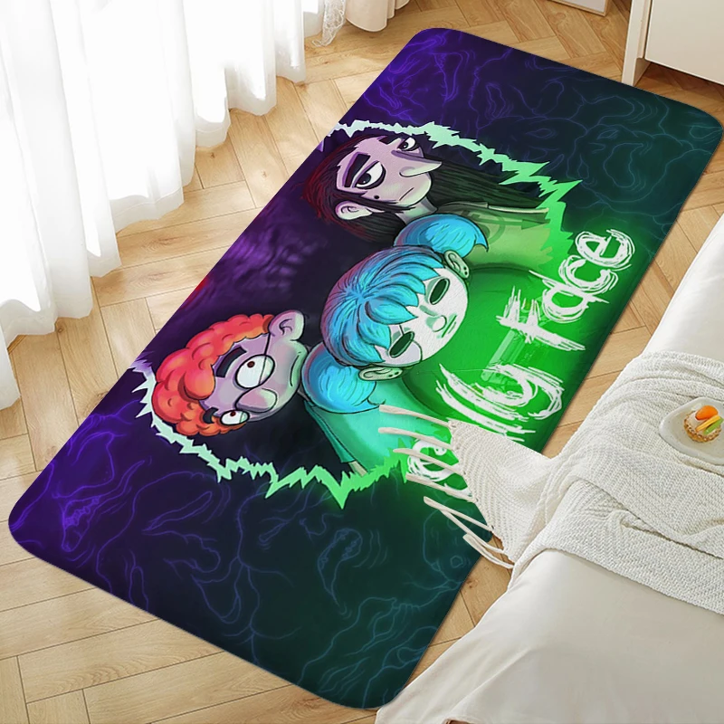 

Anime Rug A-Sally Faces Bed Room Carpet for Bedroom Washable Non-slip Kitchen Rug Aesthetic Floor Mat Front Door Entrance Carpet