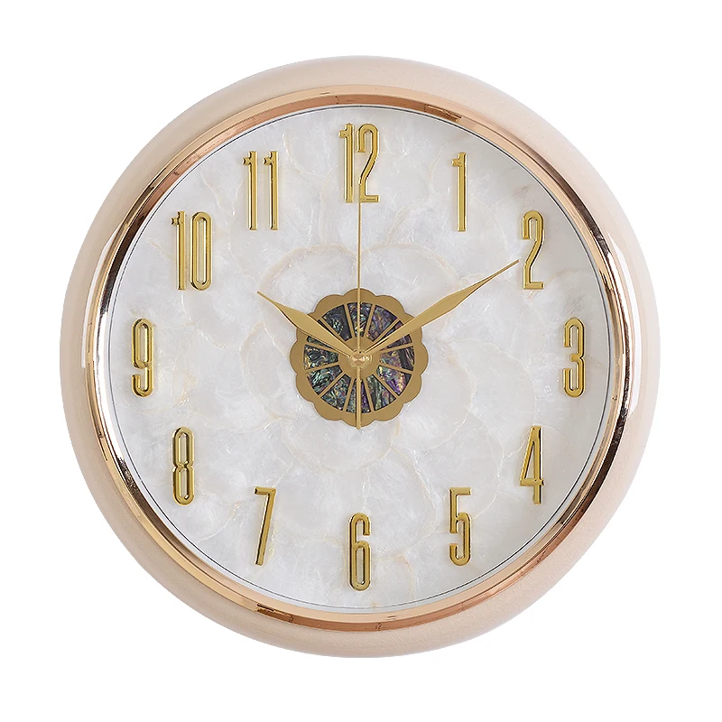 

Natural Shell Wall Clock Luxury Home Decor Accessories Designer Wall Decor Clockhomedeco Homedecor Wall Clock Quartz Movement