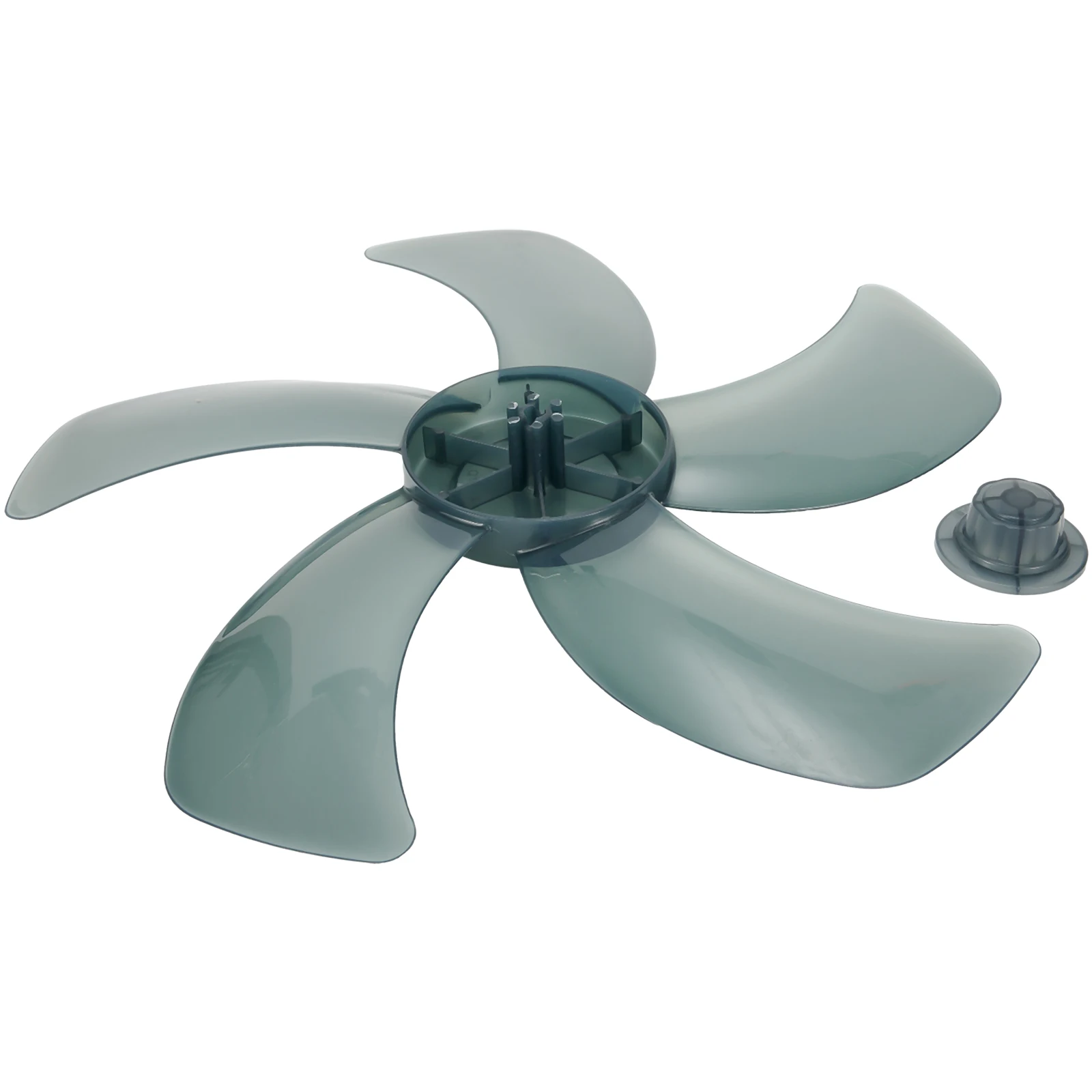 Accessories Fan Blade Plastic Household Wind Blade With Nut Cover 16 Inch 5 Leaves Electric For Pedestal Durable