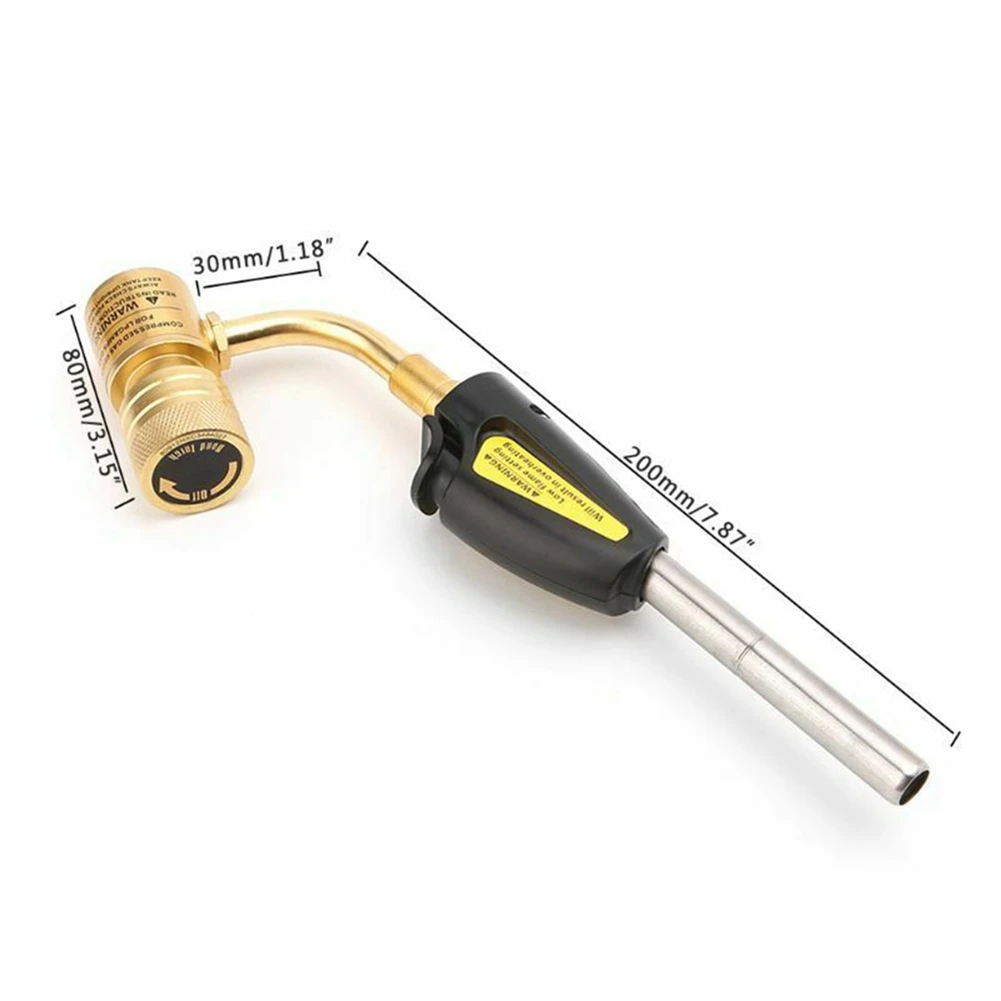 AC62-MAPP Propane Gas Welding Torches Metal Turbotorch Brazing Solder Plumbing Blow Torch Soldering Tool