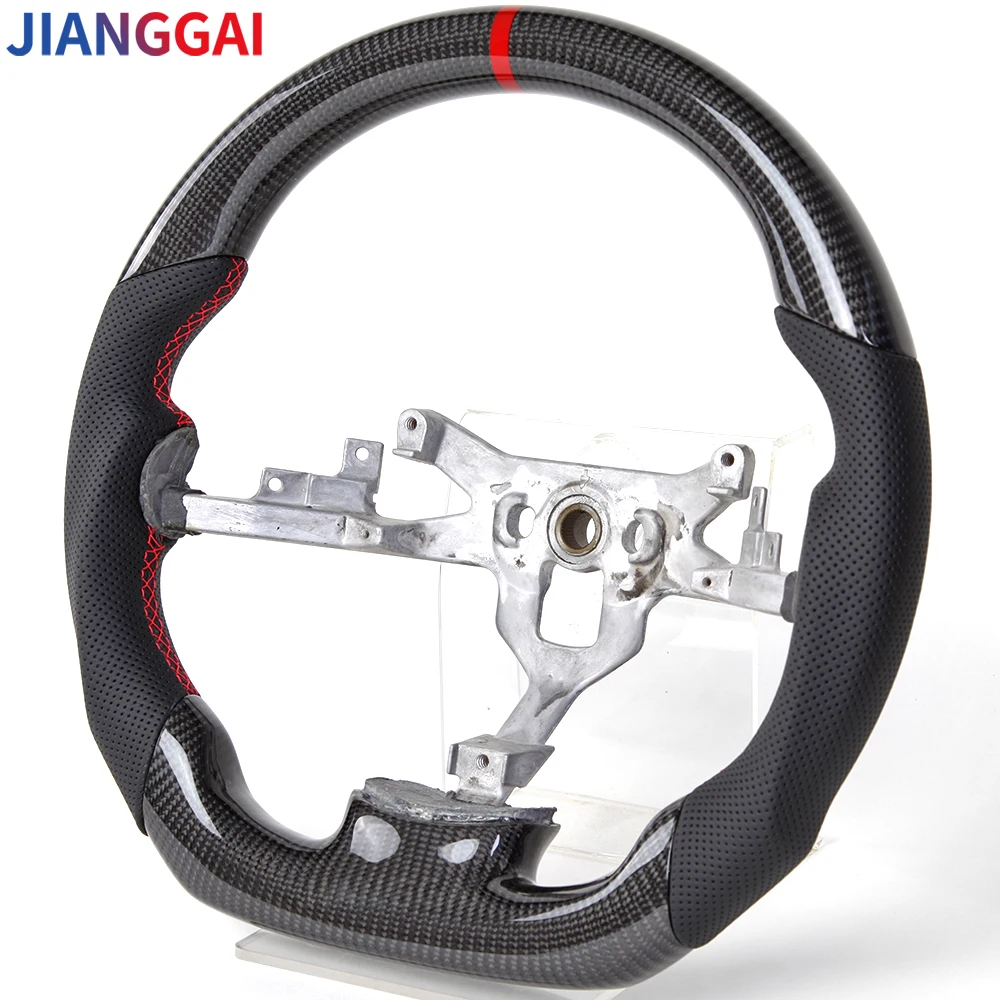 Car Leather Real Carbon Fiber Racing Steering Wheel Racing SPORT For Chevrolet Corvette C6 Z06 Zr1 2006 2007 2002009 2010 2011