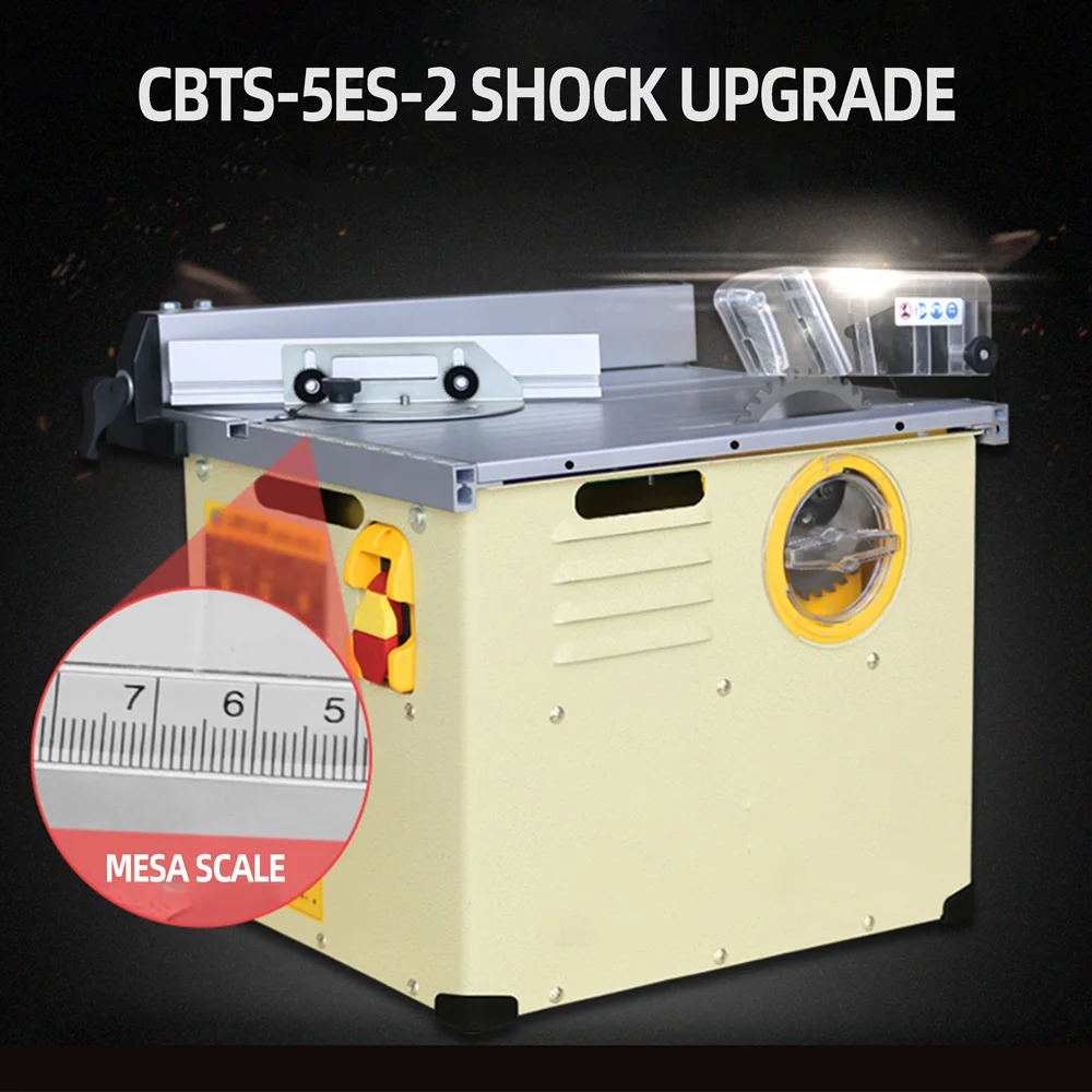 Saw Multifunctional Woodworking Sliding Table saw2300w Dust-Free Composite Table  Integrated Precision Saw 4900rpm
