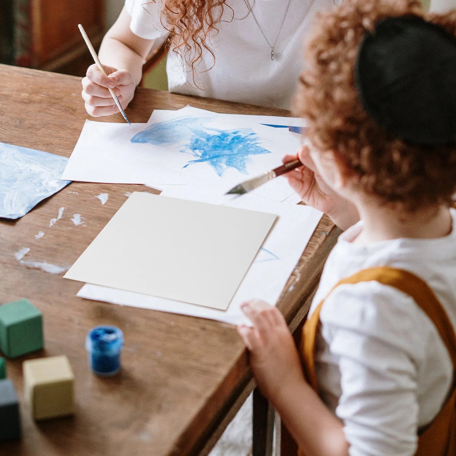 2 قطعة كتاب رسم فارغ لرسم اللوحة الكتابة غلاف فني مجلة المحمولة كبيرة ورقة الوسادة الكبار الرسم الإبداعي #2