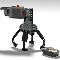 Technical MOC Building Blocks Electric RC Robot Manipulator Mechanical Arm Clamp Claw Kit DIY Education Toys For Child