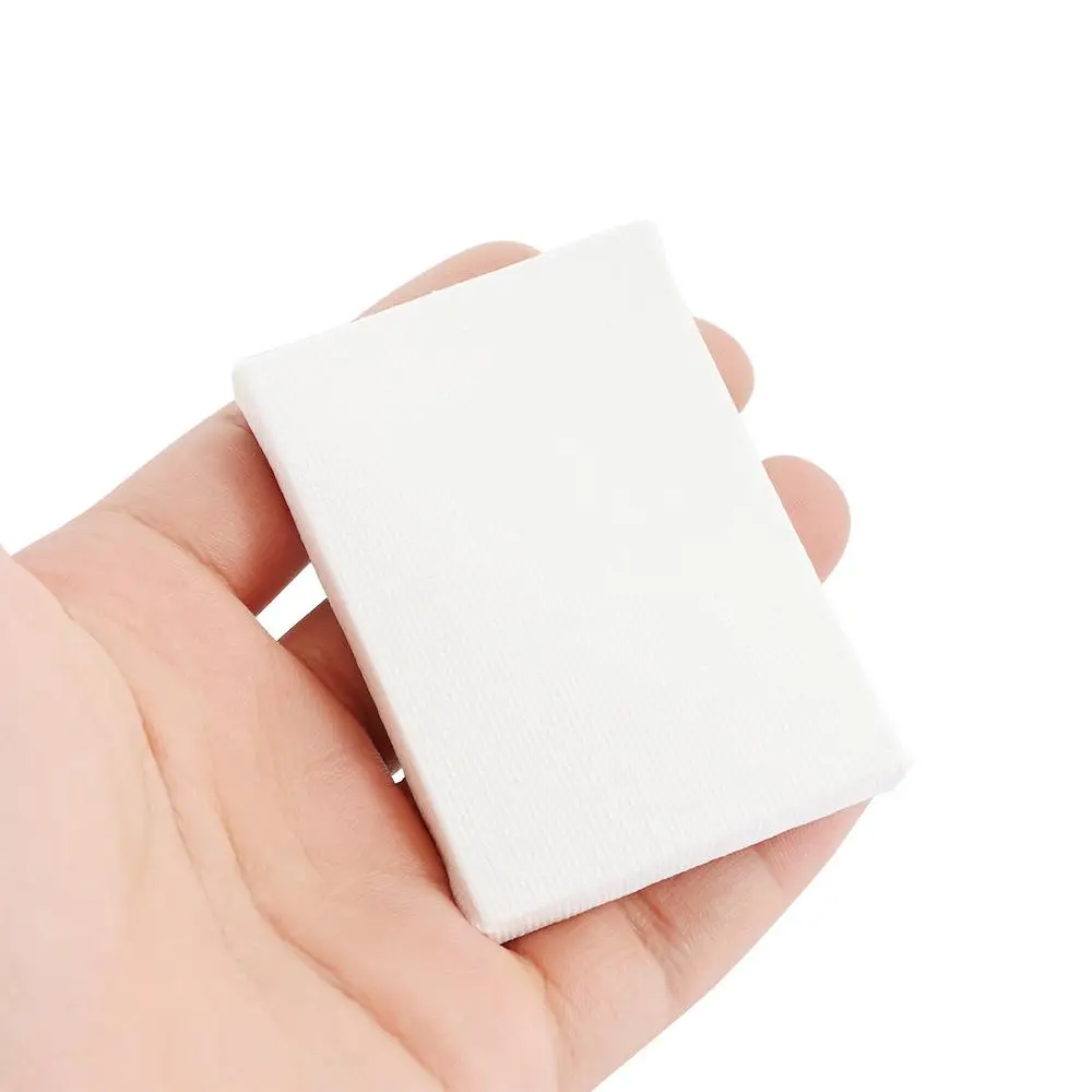 Mini blanco estirado para pintura acrílica al óleo imprimada, suministros de pintura, tablero de pintura al óleo, marco de lienzo para artista