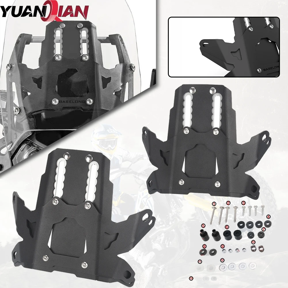 

Для Yamaha Tenere 700 Rally 2020 2021 2022 2023 2024 Tenere700 World Raid 2022-2023 60 мм кронштейн регулировки лобового стекла