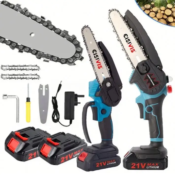 

Factory Direct Sales Hot Selling 21v8 Inch Brushed Electric Chain Saw Power 700w Electric Chain Saw, Suitable for Any Scene