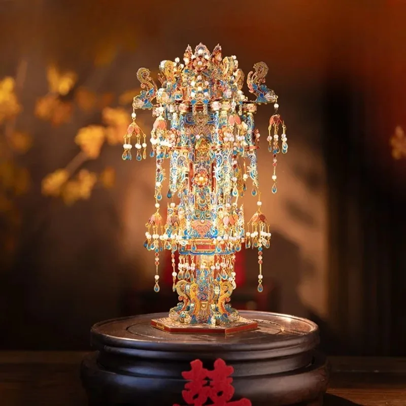 3D three-dimensional metal puzzle model DIY birthday new year gift for girls