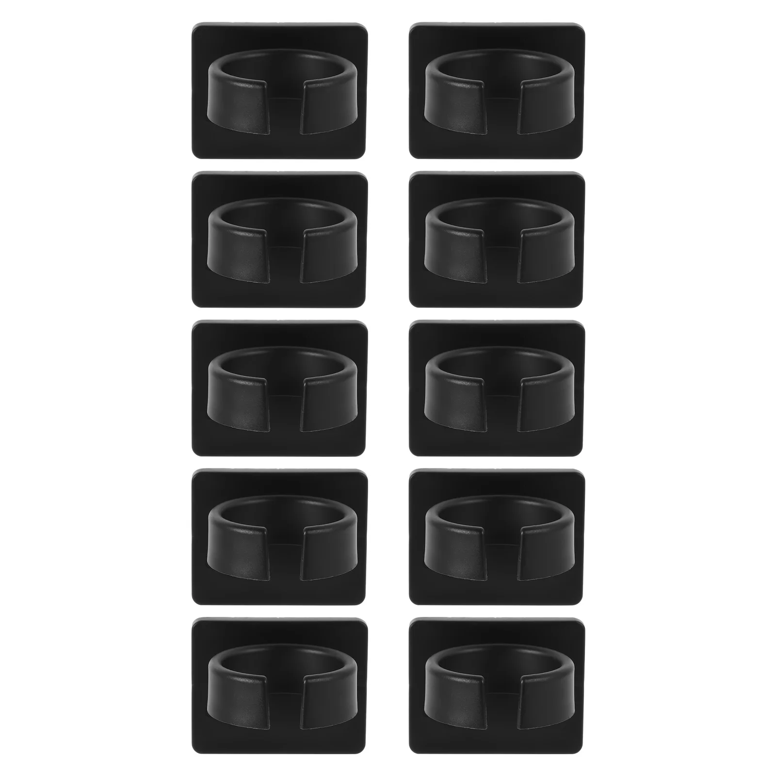 

10pcs Microphone Clip Universal Bracket Wall Mounted Holder for Desk Stand Plastic Durability Karaoke Stage Recording