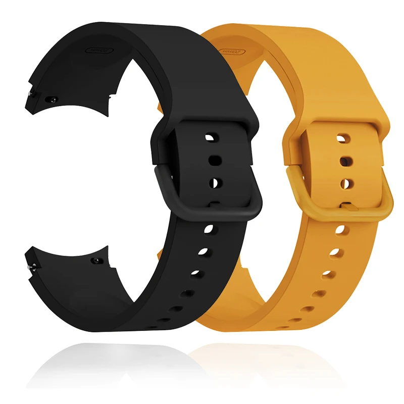 Silicone Strap for Samsung Galaxy Watch 6 5 4 44mm 40mm 5 45mm 20mm Bracelet Galaxy Watch6 4 Classic 47mm 43mm 46mm 42mm Band