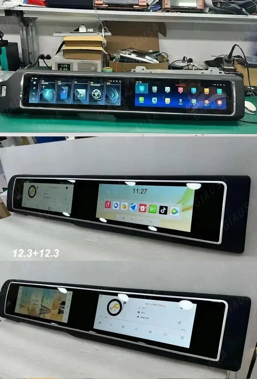 

Android For Land Rover Range Rover Sport L494 2013 2017 15.5+15.5inch Dual Screen Carplay Car Radio Multimedia Player Head Unit