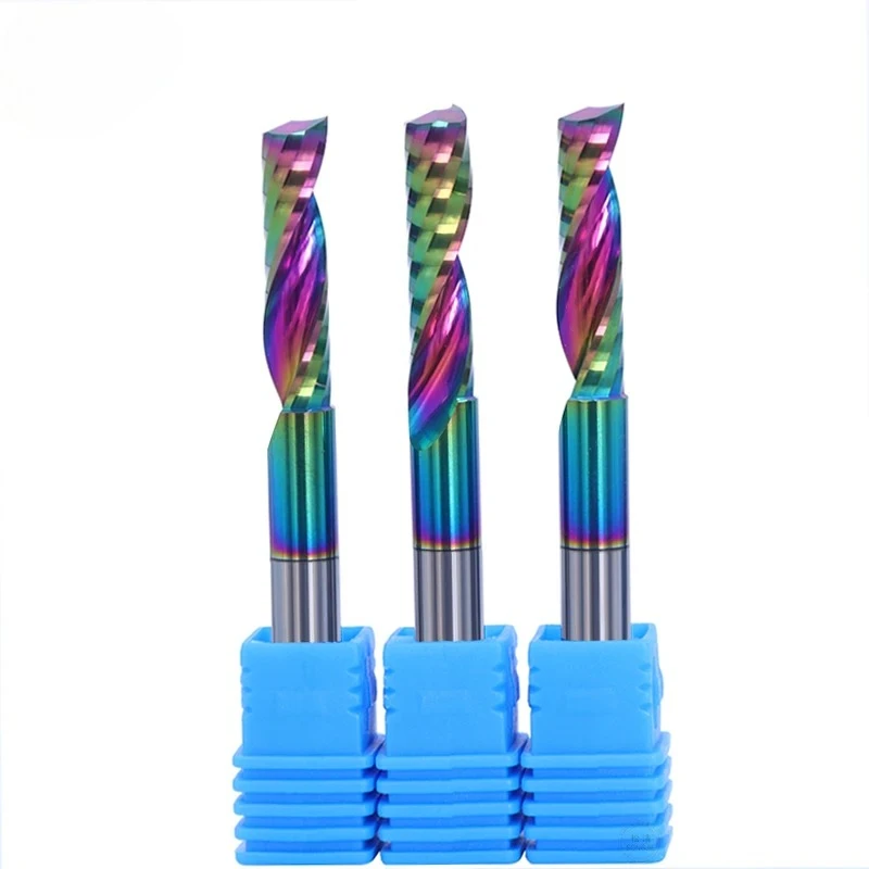 

6mm Milling Cutter Engraving Machine Single Blade Flute Drill Bits Cnc Router Cutting Bit Cnc Milling Cutters 6mm