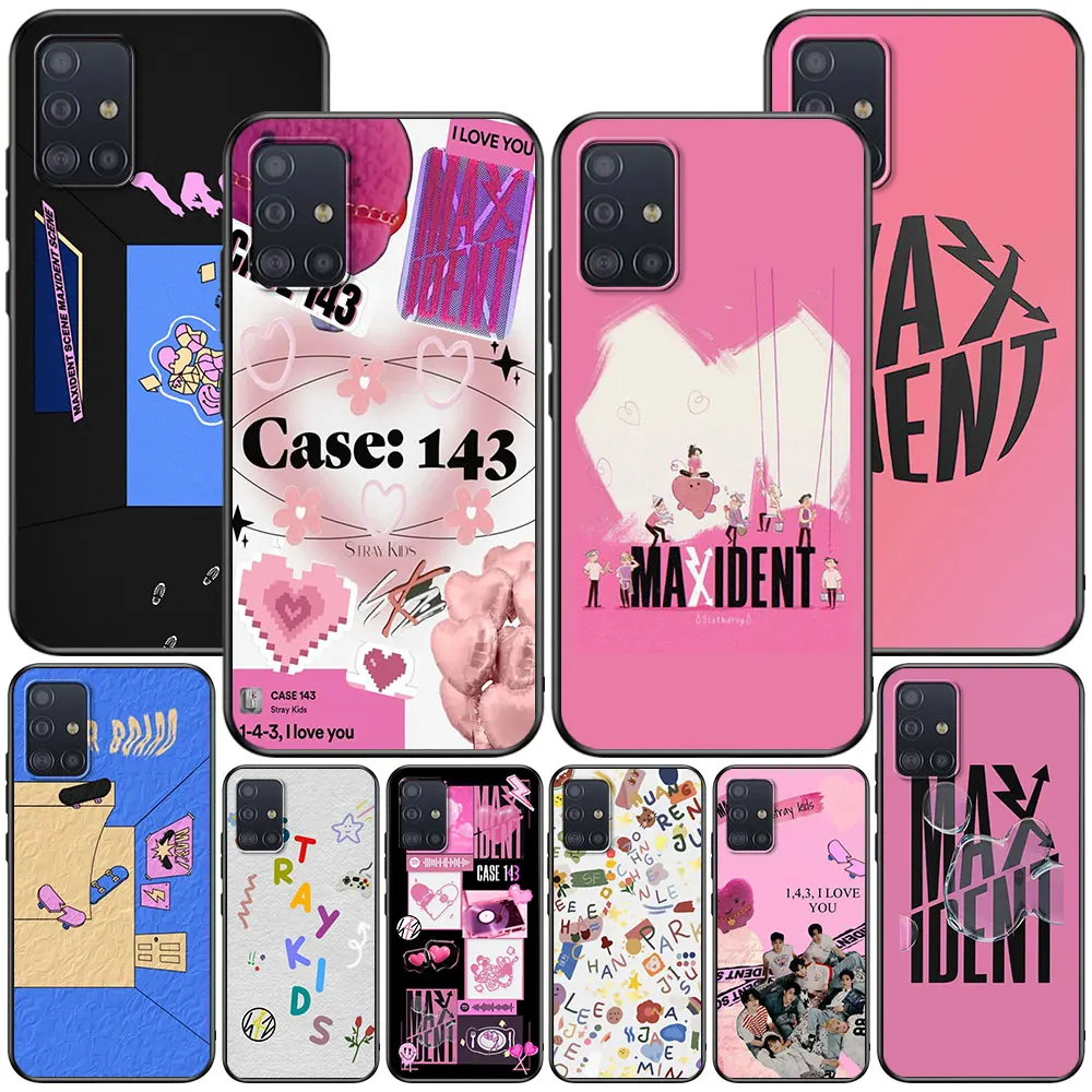 Skz Maxident Phone Case for Samsung Galaxy A53 A54 A52 A12 A51 A32 A21s A22 A31 A72 A02s A13 5G A11 A41 Silicone Cover