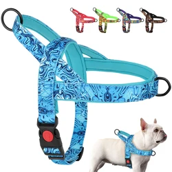 Chien de bain réglable en nylon SFP sans côtes pour animaux de compagnie, glaçure d'entraînement pour la marche, petit, moyen, grand chien, Pitbull, Bulldog, HarNISSAN