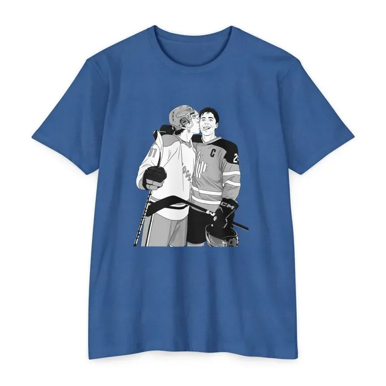 

Heated Rivalry Merch Tee T-shirt Men Short Sleeve Tee Unisex Tops Clothes Causal Female Y2K Tops
