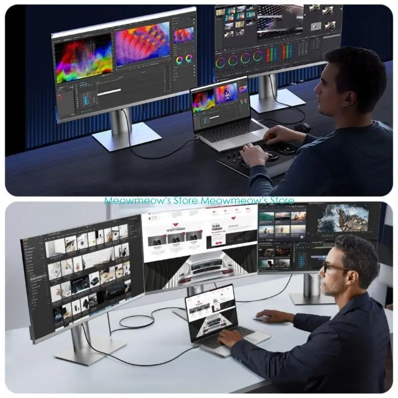240W 빠른 충전, 80GBPS 데이터 전송 및 4K@540Hz 디스플레이가있는 W91A USB4.0 케이블