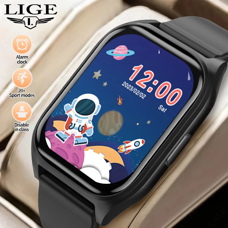 

Sport Smart Watch for Kids Waterproof Children's Alarm Clock Studen Gift Child Fashion Multifunction Week Display Kid Game Watch