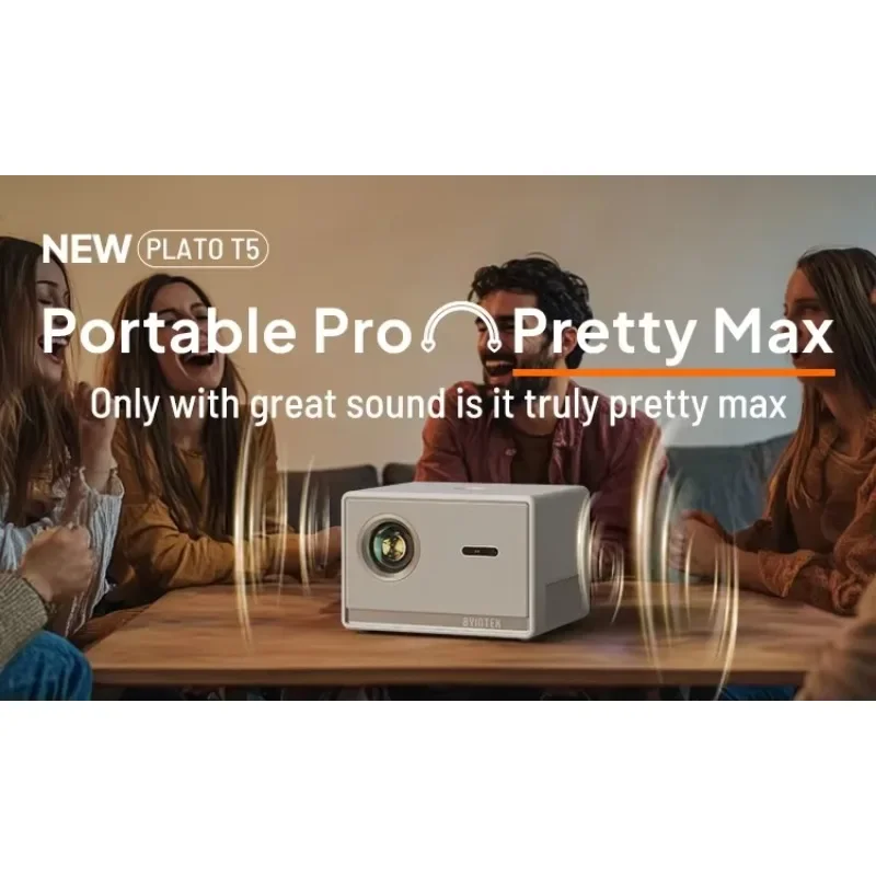 

R20 Max Fabric Art Design Smart 4K Mini Portable 3D Hologram DLP WIFI Video LED Android Projector W/ Battery For Cinema