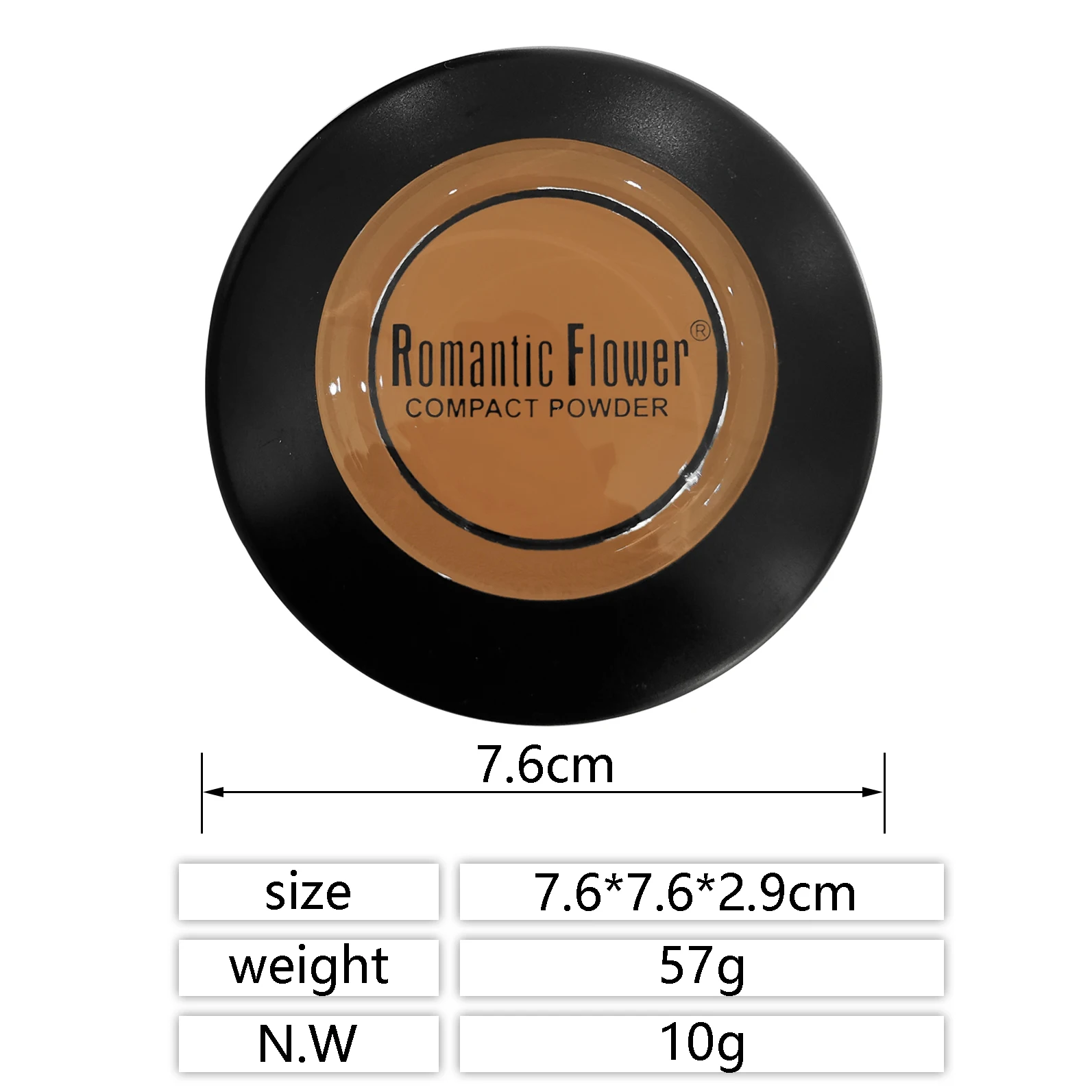 ダークコンパクトパウダー、マット、ウォータープルーフ、ダークコンシーラー、フェイスメイク用の輪郭形成ファンデーション。