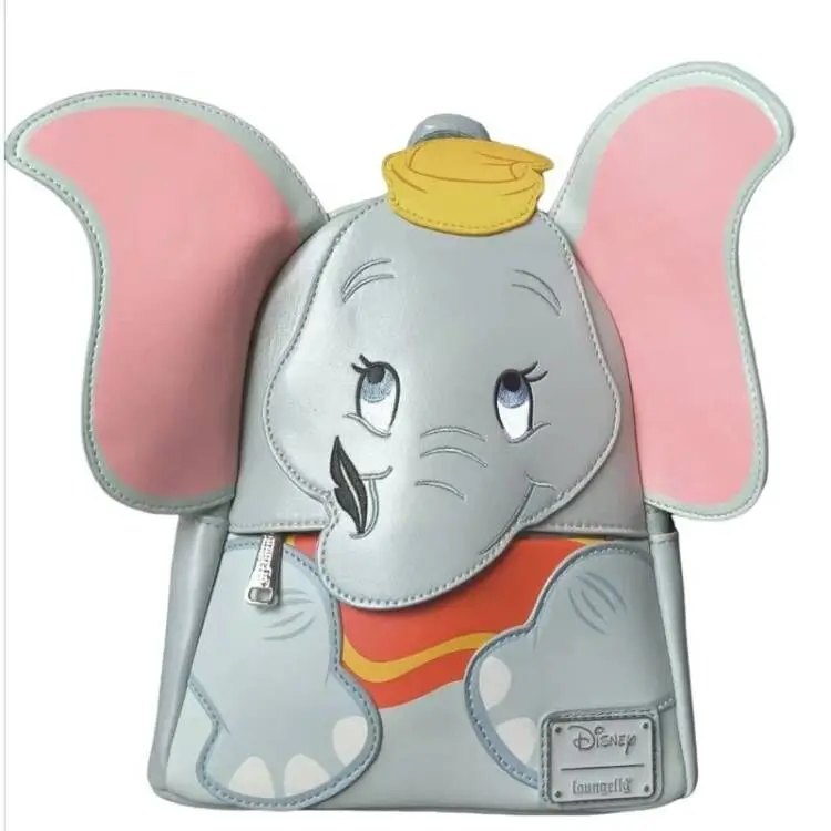 Disney Loungefly Backpack Kawaii Dumbo Cartoon Backpack For Boys And Girls Kawaii Dumbo Schoolbags Outdoor Backpack Girls Gifts