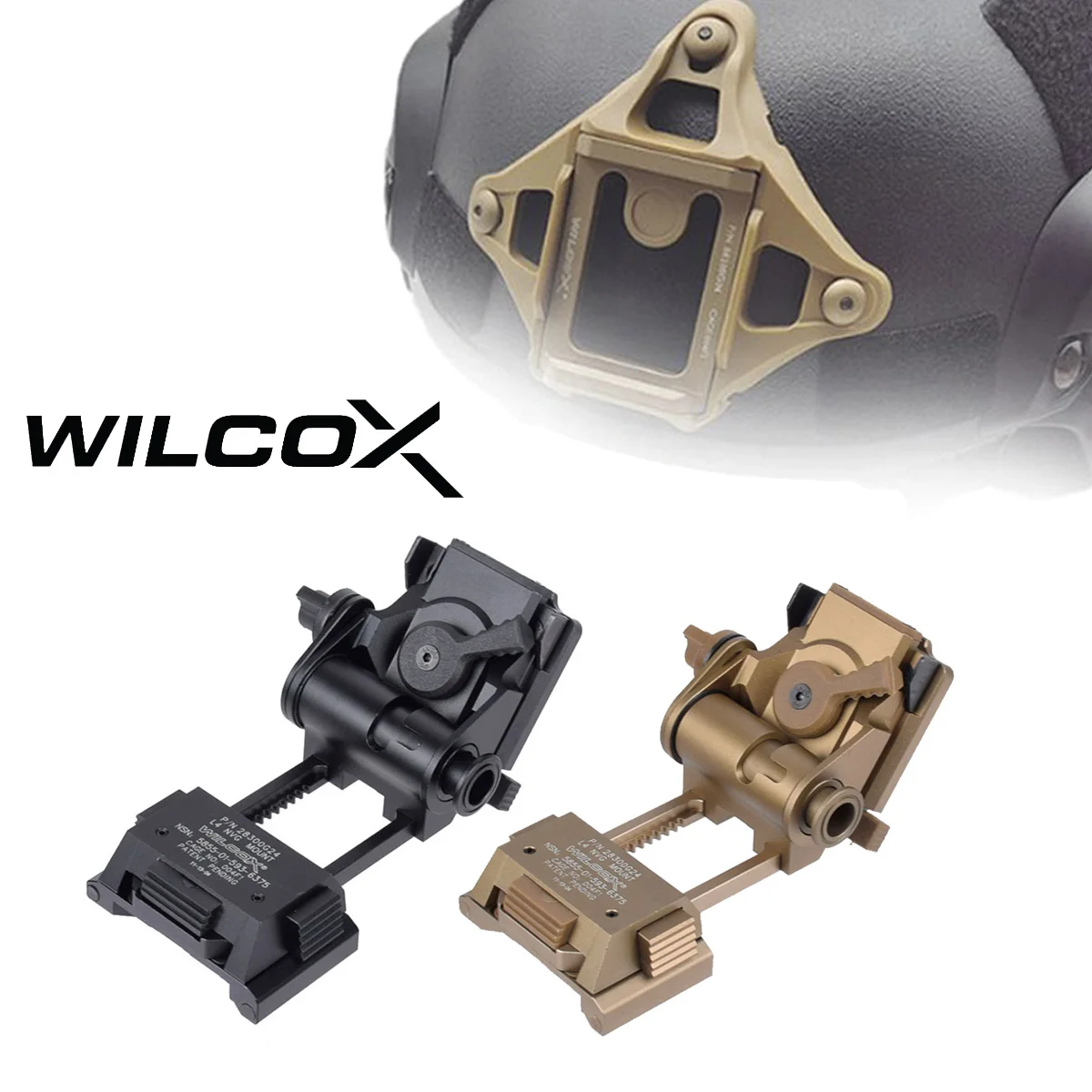 

Новый тактический шлем Wilcox с креплением Vas Shroud и адаптером для NVG с тремя отверстиями для шлемов FAST, MICH, AF, Wendy, крепление L4 G24 L4G24
