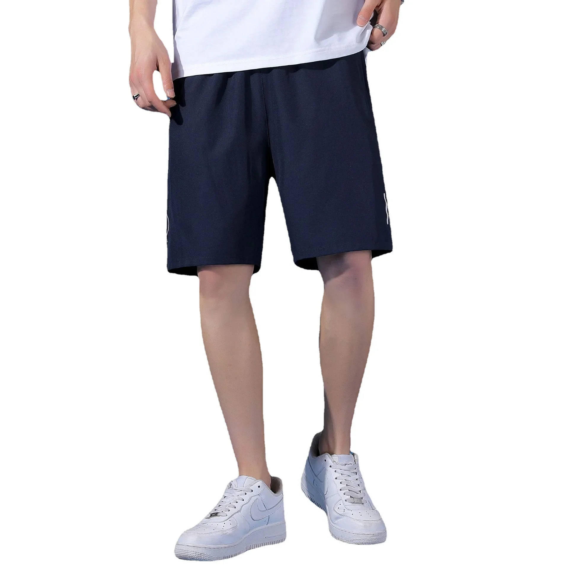 Summer Casual Shorts Men Breathable Beach Shorts ice silk Comfortable Fitness Basketball Sports Short Pants Male running shorts