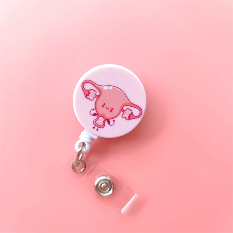 1PC Krankenhaus Krankenschwester Versenkbare Abzeichen Clip Arzt ID Karte Halter Reel für Namensschild Abzeichen Halter Bürobedarf Schnalle – Detail 10